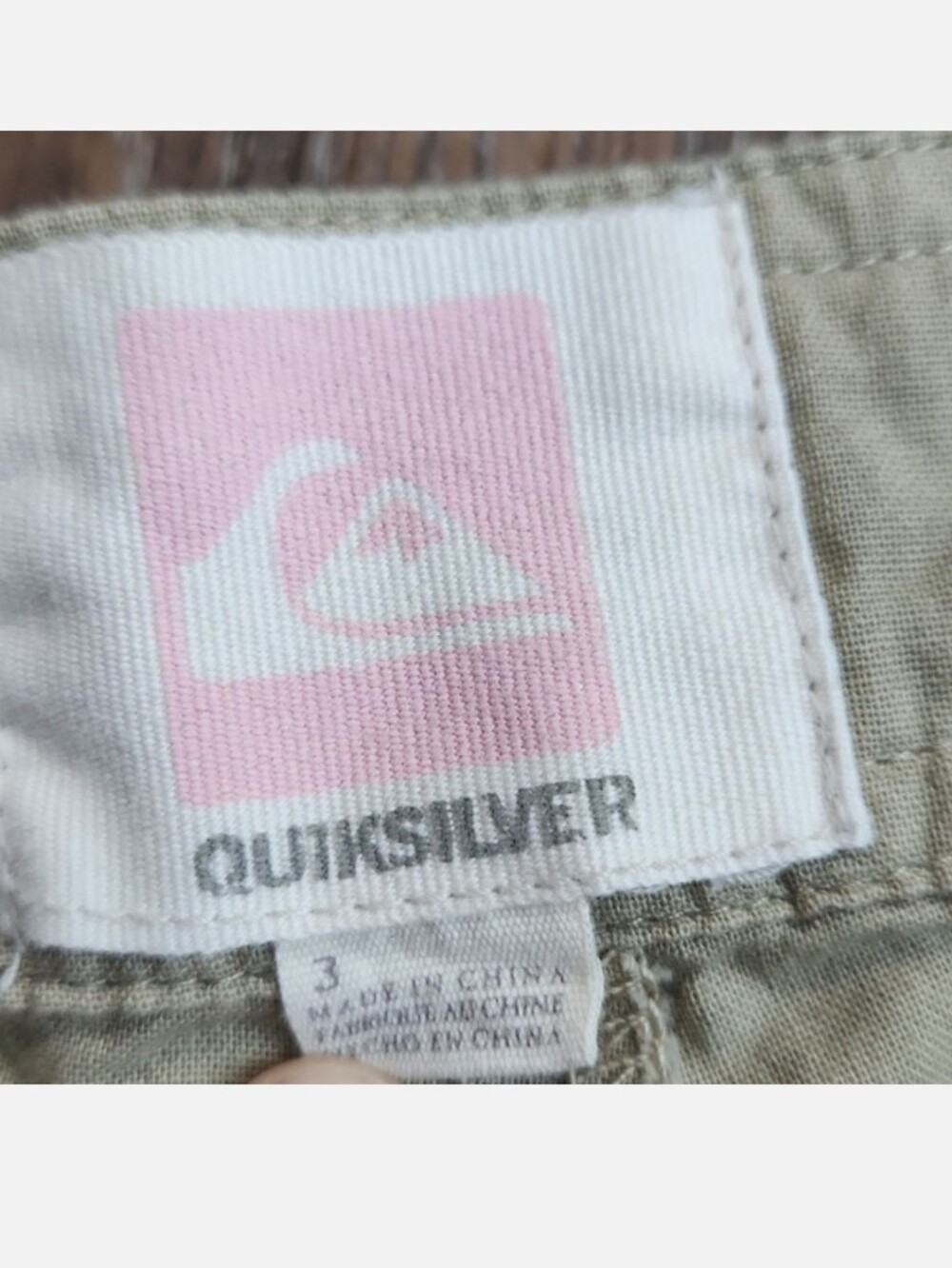 NWOT Quiksilver Blue Tan Khaki Checkerboard Shorts - Picture 7 of 10